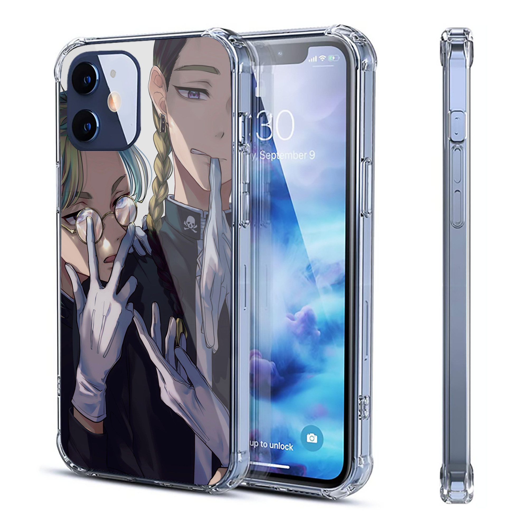 （画像用） 東京リベンジャーズ Tokyo Revengers 【iPhone 12シリーズ対応】透明スマホケース（クリアソフトケース）